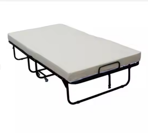 Portable Single Double Foldout Cot Thick Memory Foam Mattress <strong>Foldaway</strong> Guest <strong>Bed</strong> Frame for Home Sofa <strong>Bed</strong> for Living Room <strong>Bed</strong> - Product Image 2