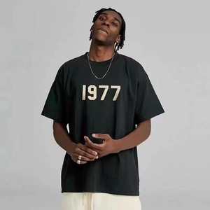 Bán Buôn 1977 Yếu Tố Cần Yếu Tố Ngắn Tay Áo T-Shirt Và Quần Short 100% Cotton Chất Lượng Cao Cao Thời Trang Đường Phố <span class=keywords><strong>Tee</strong></span> Cho Nam Giới - Product Image 3