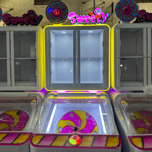 Thiết kế mới máy đồng tiền hoạt động hóa đơn chấp nhận kẹo trò chơi máy khác nhau kẹo Đồ chơi giải thưởng kẹo Máy bán hàng tự động - Product Image 1