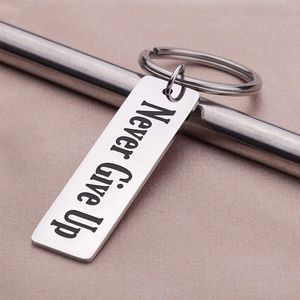 Nunca te rindas regalos <span class=keywords><strong>para</strong></span> <span class=keywords><strong>el</strong></span> <span class=keywords><strong>mejor</strong></span> amigo él sus niñas niños mujeres hombres novia <span class=keywords><strong>novio</strong></span> colgante regalos animar <span class=keywords><strong>carta</strong></span> llaveros - Product Image 3