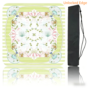 Premium Randloze Amerikaanse Mahjong Mat, Waterdicht Antislip Zachte Rubberen Op Maat Gemaakte Spelmat voor Thuis - Product Image 2