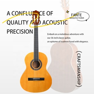 <span class=keywords><strong>Guitare</strong></span> classique en cèdre et sapele de 36 pouces avec logo OEM personnalisé, table en cèdre acoustique, instrument de musique personnalisé - Product Image 5