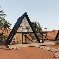 Casa Modular de Acero con Estructura en A, Modelo S900, para Uso en Hoteles y Villas, Diseño Moderno, Ideal para Inversiones Turísticas Residenciales de Lujo