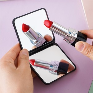 Mini <b>Makeup</b> <b>Mirror</b> Square Folding Aluminum Lens Double Sided Portable For Women Students Gift - Product Image 3