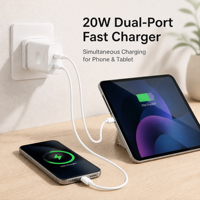 Adaptateurs secteur USB-C 20W PD à charge rapide pour téléphones portables et appareils photo – Vente en gros