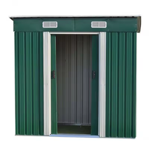 10x12 फीट भंडारण शेड के बाहर के लिए फर्श फ्रेम वेंट्स के साथ भंडारण शेड - Product Image 3