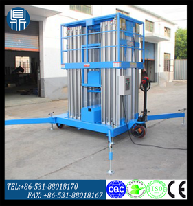 Plateforme élévatrice hydraulique à mât en aluminium pour une seule personne - Product Image 3