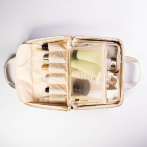 Sac à crayons de maquillage en Tyvek de taille et de couleur personnalisables, grande capacité, rangement de voyage, sac fourre-tout multifonction - Product Image 6