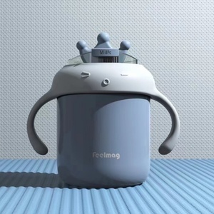 Nouvelle gourde isotherme sous vide en acier inoxydable de 400 ml pour enfants, anti-fuite, avec paille en silicone de qualité alimentaire - Product Image 3