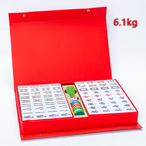 Custom Hand-Rolled <b>Mahjong</b> <b>Sets</b> Medium Large Size Portable Home Use Chess Card Entertainment Universal - Product Image 1