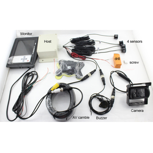 Système de capteur de stationnement capteur de stationnement arrière pour camion moniteur caméra <span class=keywords><strong>Radar</strong></span> 24V camion autobus scolaire Van capteur de stationnement Anti Collision - Product Image 6