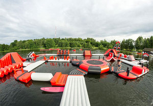 Offre Spéciale 36x19m qualité géante garantie de 5 ans parc aquatique flottant gonflable personnalisé Aquapark - Product Image 4