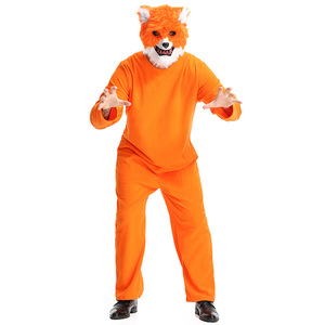 Costume d'animal XJHalloween - Déguisement de <span class=keywords><strong>renard</strong></span> - Sir <span class=keywords><strong>Renard</strong></span> Aiguilleur - Costume de jeu de rôle - Product Image 2