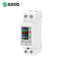 Medidor de energía monofásico WiFi controlado por aplicación Tuya con características de protección contra sobretensión/subtensión/sobrecorriente/sobrecarga
