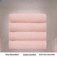 Serviette de bain en pur coton, douce et absorbante, couleur unie, serviette de visage, logo personnalisable, vente en gros d'usine
