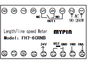 Mypin(FH7-6CRNB) Penghitung Panjang Digital 4 Digit. Penghitung Panjang Kabel, Penghitung <span class=keywords><strong>Meter</strong></span> Digital - Product Image 2
