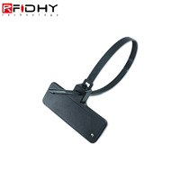 Attaches de câble lumineuses RFID modèle ISO avec interface de communication NFC cartes de contrôle d'accès réutilisables recyclables étiquettes de recherche d'objets