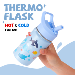 HAERSキッズスクールセットウォーターボトルキッズトップセラーランチボックスウォーターボトル付きかわいいギフトセット - Product Image 3