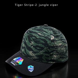 Custom Golf <b>Cap</b> Camo Green Black Curved Brim <b>Waterproof</b> 5 Panel <b>cap</b> with custom logo Perforated Breathable Men Women - Product Image 3