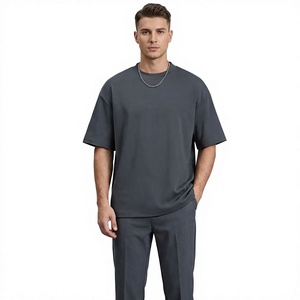 <b>Heavy</b> 240gsm 100% Cotton Custom High Quality Cotton Boxy Fit <b>T</b> <b>Shirt</b> for Men Personalized Oversized Streetwear <b>T</b>-<b>Shirt</b> Printing - Product Image 1