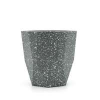 Pots en mélamine YICAI anti-boue pour plantes, style bonsaï chinois, en plastique, géométriques, effet diamant