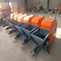 Machines automatiques de pulvérisation de mortier 220V/380V 4KW, pulvérisateur de plâtre à ciment haute efficacité pour le plâtrage des bâtiments industriels