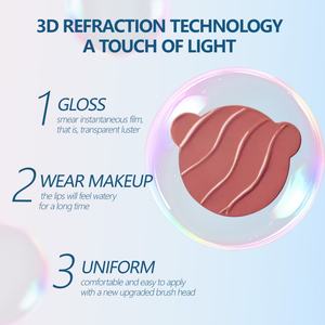 Biosphère - Gloss à lèvres hydratant effet miroir, maquillage cosmétique waterproof, brillant à lèvres bulle, rouge à lèvres tendance - Product Image 4