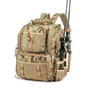 Sac à dos de pêche en plein air, équipement de pêche, sac de voyage pour canne à pêche, leurre, moulinet, rangement pour la pêche à la mouche, la pêche en mer, la chasse - Product Image 4