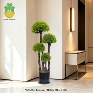 Bonsái Hemisférico de Hierba Artificial de 4 Niveles, Resistente a los Rayos UV, 90 cm, Decoración de Jardín para Exteriores - Product Image 5