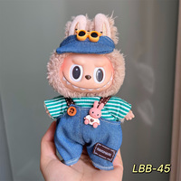 Seulement à vendre: Labubu, ours auto-moqueur en peluche pour enfants en vinyle Labubu-Ensemble d'usure de deuxième et troisième génération
