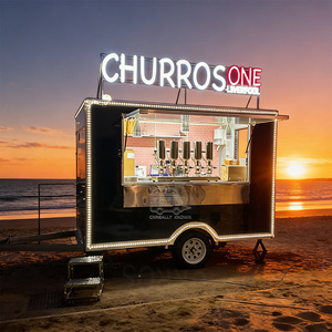 Remorque de vente ambulante entièrement équipée, certifiée CE, pour fours à bois, hot-dogs, pizzas et restauration rapide. - Product Image 3