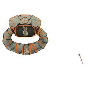 BSCI Factory Wholesale Factory Price Rabbit Tent with Tunnel <b>Pop</b> up Small Animal Tent Indoor Outdoor Pet Playpen for Hamster - Product Image 6