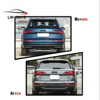 Pièces de modification automatique pour Audi Q5 21-23 Upgrade RSQ5 Diffuseur de pare-chocs arrière Diffuseur arrière Spoiler Lip 2021-2023 Year
