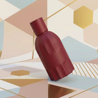 Flacon de parfum en verre vide cylindrique de 100 ml de luxe de haute qualité avec bouchon magnétique personnalisé en gros par Anding Supplier