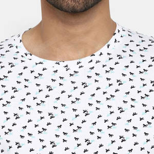 Camiseta de algodón 100% para hombre 280GSM Heavyweight Boxy Fit suelta y cómoda logotipo personalizado impreso tela de punto suministro de fábrica - Product Image 4