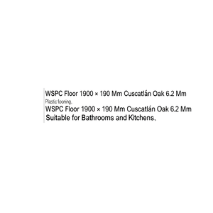 Pavimento in WSPC Effetto Quercia Cuscatlan per Interni, Appartamenti, Cucine e Soggiorni, 1900x190x6.2mm, Antiscivolo, Impermeabile, Plancia Larga - Product Image 3