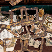 20 pièces/paquet échantillon de données spécimens une série de manuels illustrés rétro Journal décoration matériel papier avec autocollants 6 Types