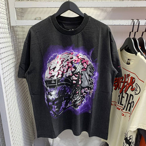 2025 Summer Hot Diamond <strong>Short</strong> <strong>Sleeve</strong> Dog Pattern T-<strong>Shirt</strong> for Streetwear Vale Valley Lives Cotton Home <strong>Shirts</strong> - Product Image 5