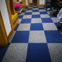 Dalles de moquette PVC 50x50 cm à boucles, antistatiques, antidérapantes, fabriquées à la machine, pour hôtels 5 étoiles, cuisines commerciales et bureaux