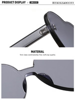 Lunettes de soleil en forme de cœur en gros, lunettes de fête colorées, accessoires unisexes pour festivals, plage et photomaton