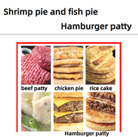 Machine commerciale entièrement automatique pour la fabrication de tourtes aux poissons, aux crevettes et aux pommes de terre, machine à faire des tourtes aux hamburgers