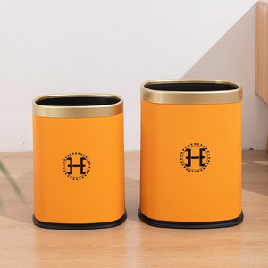 Cubo de basura rectangular Feida Sanhe de 12L para interiores, para el hogar, sala de estar, cocina, dormitorio, baño - Product Image 1