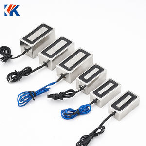 Elektromagnet Pengangkat Persegi Panjang Bertenaga <span class=keywords><strong>12V</strong></span> 24V DC Tipe Holding yang Dapat Disesuaikan - Product Image 3