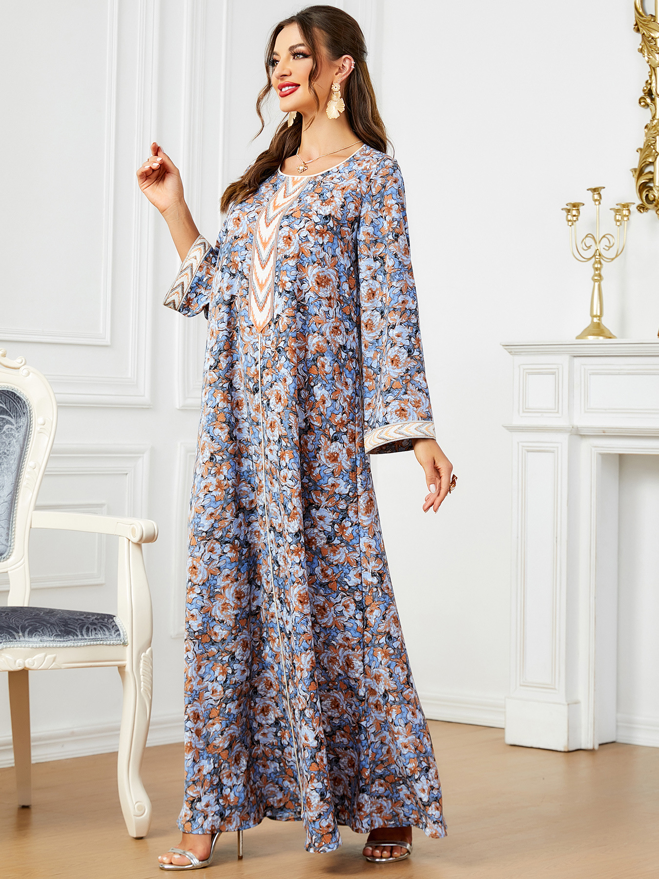 long sleeve white maxi dress modest Fan Sleeve Maxi White | Modest Maxi Dresses