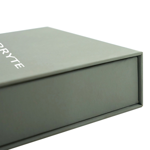 Cajas de Joyería Magnéticas con Forma de Libro, de Cartón Reciclado, con Logotipo Personalizado, Caja Gris para Pulseras - Product Image 6