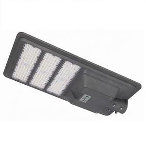 Lampadaire solaire LED tout-en-un 400W avec corps en ABS IP65 et IP68 pour l'éclairage extérieur des jardins et des routes, alimentation incluse - Product Image 6