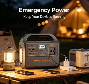 Station d'alimentation portable LiFePO4 300W 192Wh à chargement solaire pour camping, vente en gros usine - Product Image 2