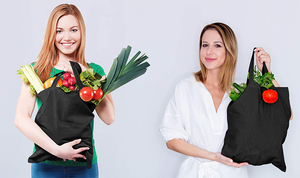 Bán buôn tùy chỉnh 2024 Túi vải với túi tái chế dệt Túi gấp tái sử dụng không dệt mua sắm bông vải Tote Túi - Product Image 4