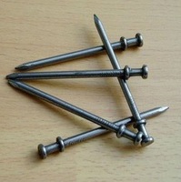 16D tige lisse galvanisé Double tête fil commun clous matériel de fer