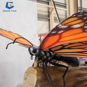 Papillons animatroniques d'insectes de simulation de <span class=keywords><strong>NL</strong></span>-AA24M301 pour le <span class=keywords><strong>parc</strong></span> d'attractions - Product Image 3